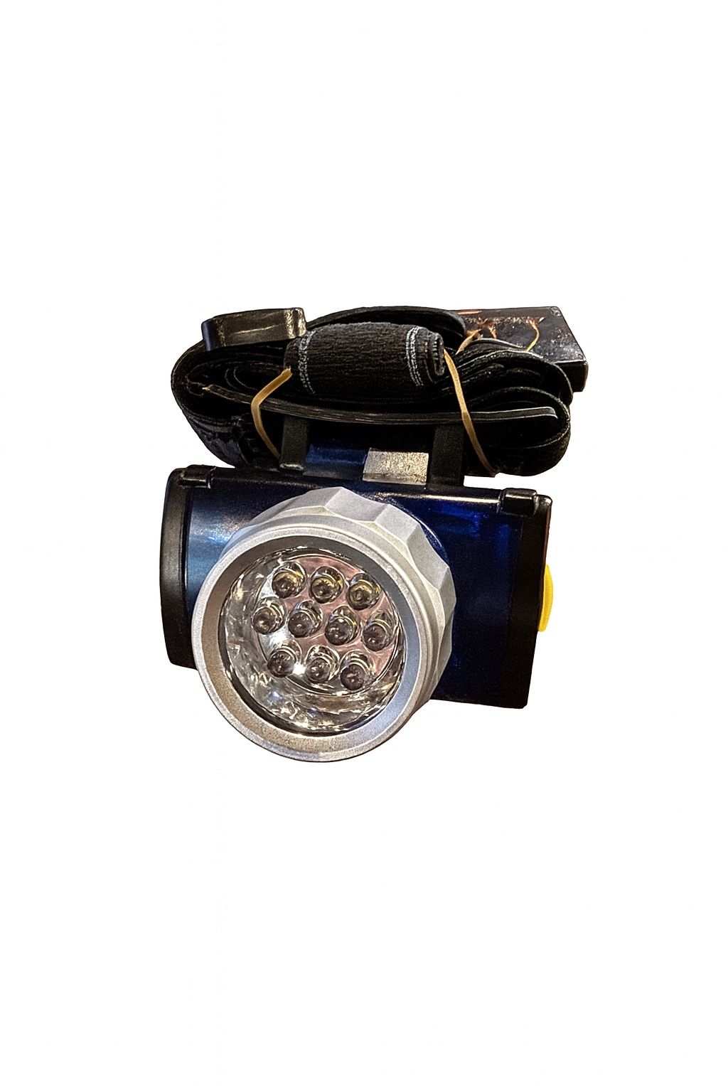 LED Headlamp Flashlight – Rechargeable – Camping / Work / Emergency 	•	Rechargeable LED Head Light – 19 LED – Adjustable Elastic Band