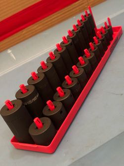Icon Tools  3/8 in. Drive Shallow and Deep Impact Socket Set, SAE, 24-Pc Size 5/16 to 1”