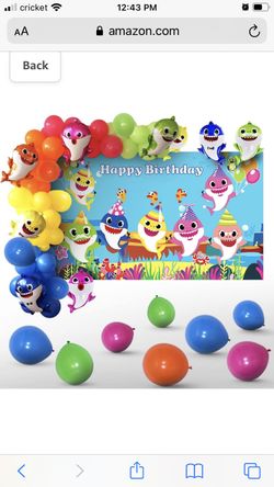 New Baby Shark Decoration Bundle