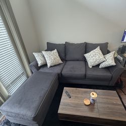 Couch & Ottoman- Barely Used And Like New