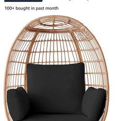 Wicker Egg Chair 