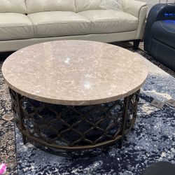 Laney Coffee Table With Marble Top