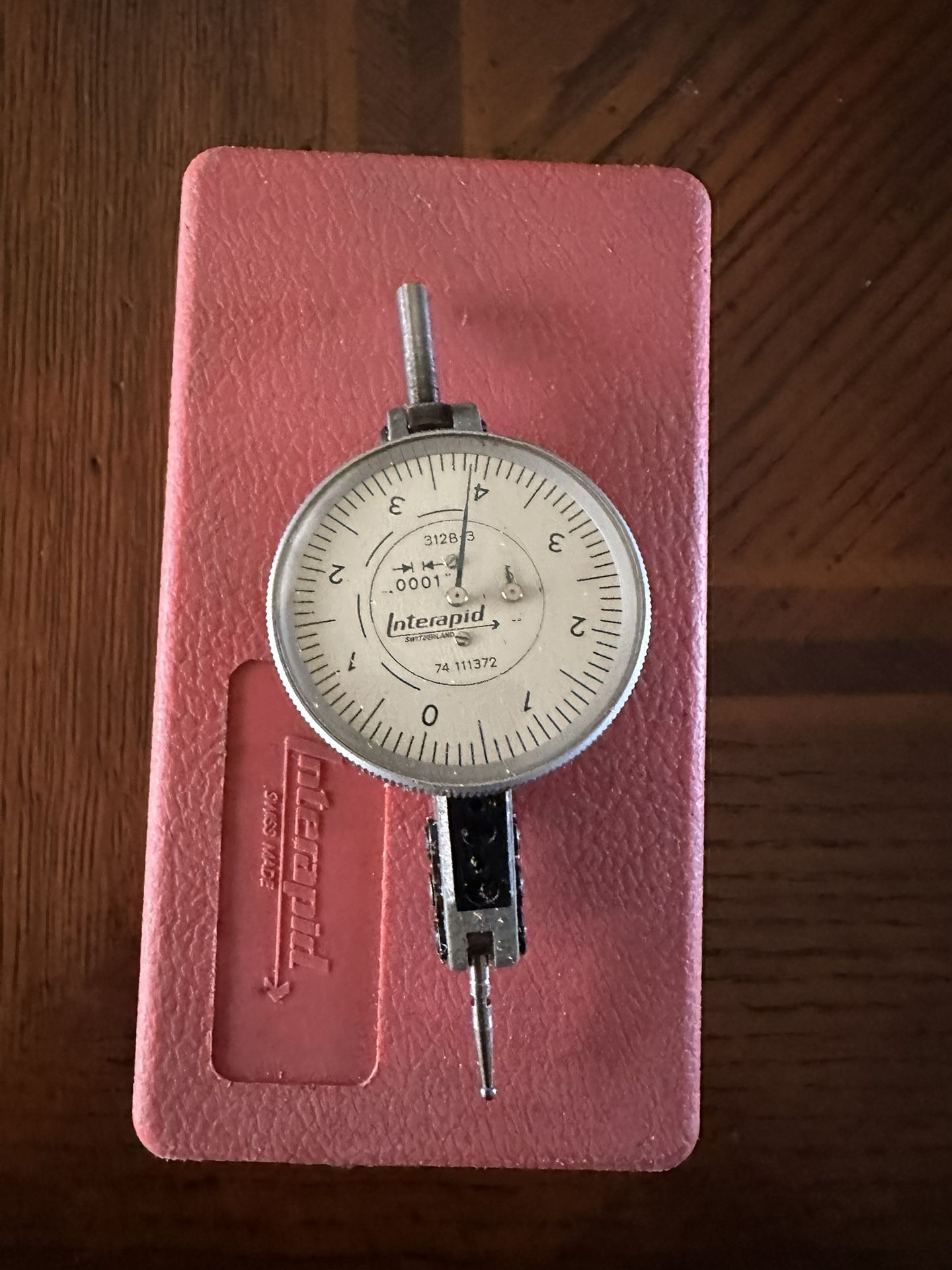 Interapid 312B-3 .016" 0-4-0 1-1/2" Dial Horizontal Dial Test Indicator