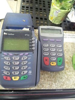 Verifone 5100 credit card terminals with keypad