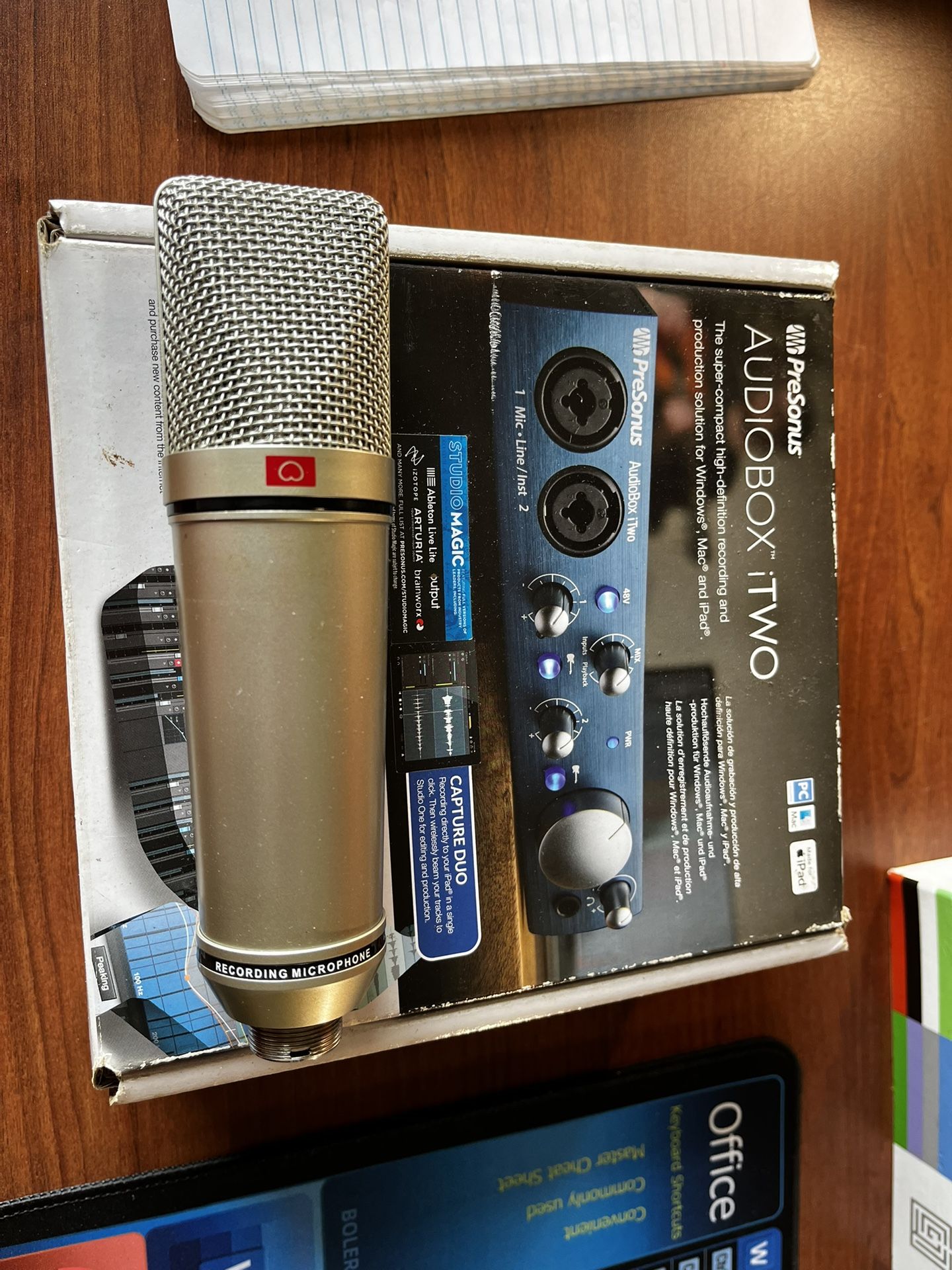 Studio Audio Interface With U87 Clone