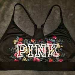 Victoria Secrets PINK Womens Jrs XL X-Large Gym To Swim Sport Bra Bikini Top.
