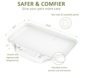 MomMed Portable Pet Scale with Hold & Tare Function, Precision Digital Scale for Newborn Puppy to 33lb