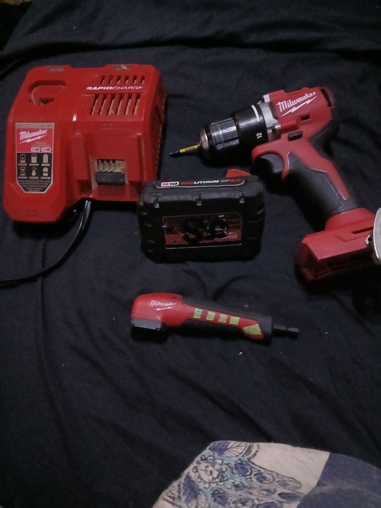 Milwaukee Drill And Accessories
