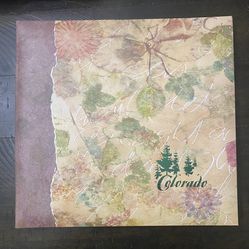 Extended Exposure Custom Colorado Scrapbook Album 12x12 for