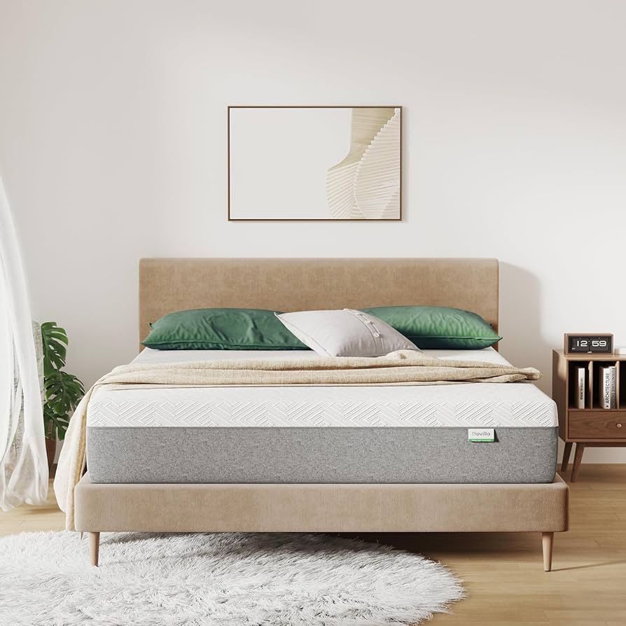 Novilla King Mattress, 10 Inch Gel Memory Foam King Size Mattress for Cool Night & Pressure Relief, Medium Plush Bed, Bliss  Product