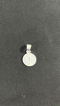.925 Sterling silver S judas pendant