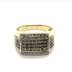 Gentleman Diamond Cluster Ring 10K YG9.4G EPJ026527