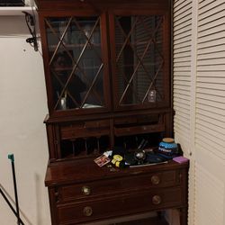 Antique Desk / Armoir. 