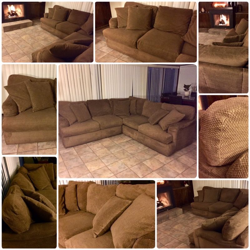Robert Michael Down Filled Sectional Sofa