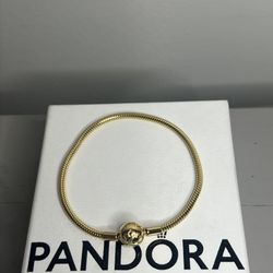 Pandora 14k Gold-Plated Snake Chain Bracelet