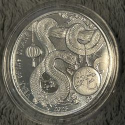 Year Of The Snake 1oz Silver