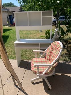 Desk and chair