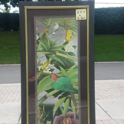 Framed Picture, See Pic For Measurements