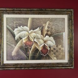 Large Beautiful Flower Artwork 