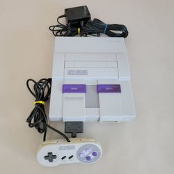 Complete Super Nintendo SNES Console + OEM Controller