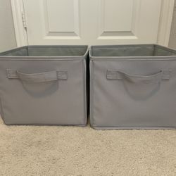 Fabric Totes - Set Of Two