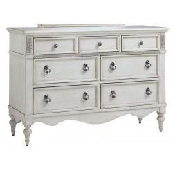 Giselle Dresser and 2 night stands in Antique White