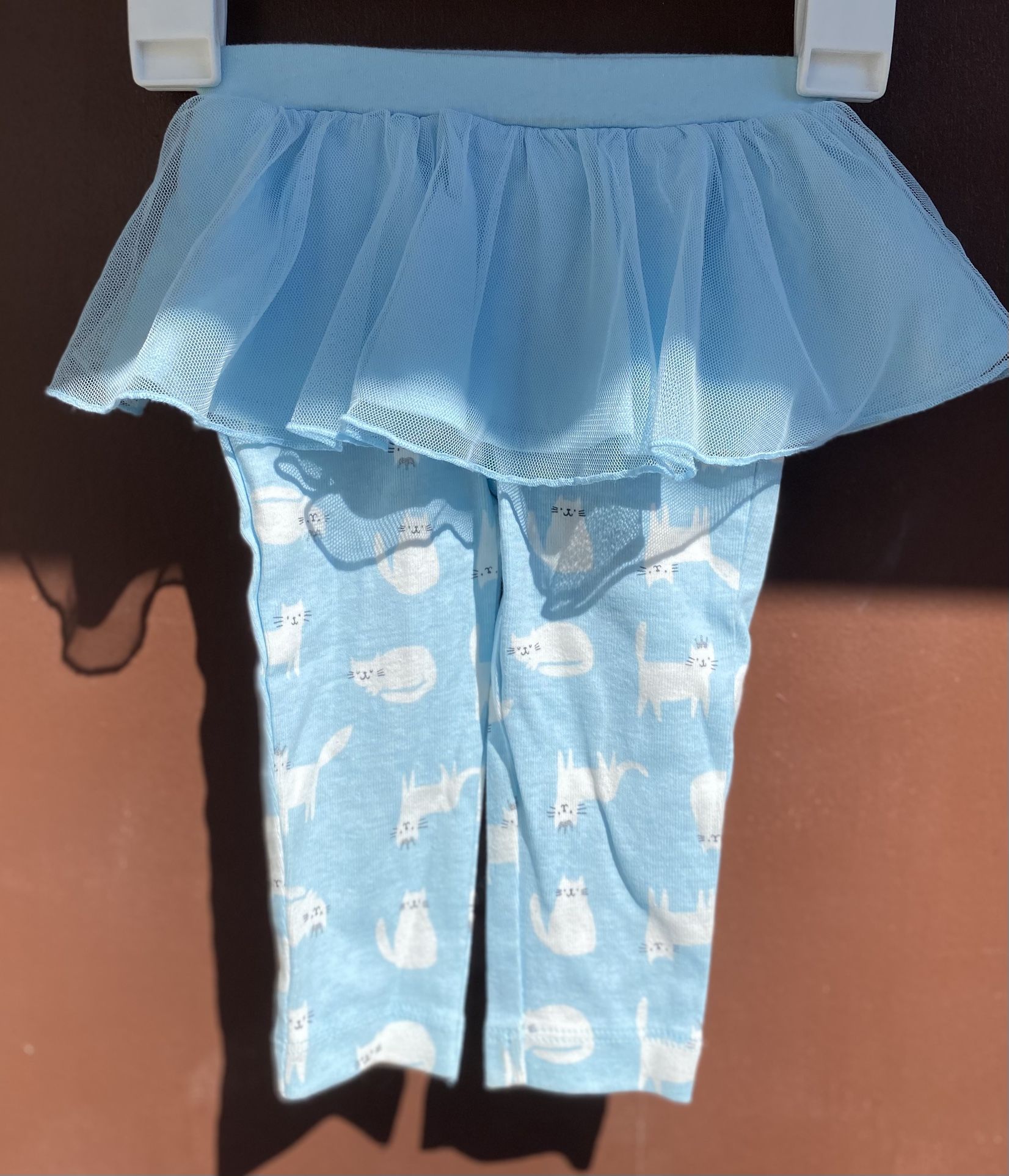 Blue Baby Girl Skirted Tutu Leggings 6 Months