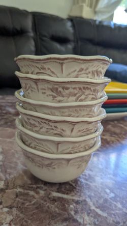 set of 6 small soup bowls