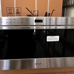 Wolf Drawer Microwave And Wolf Cooktop