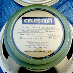 Celestion Greenback - G12M  UK