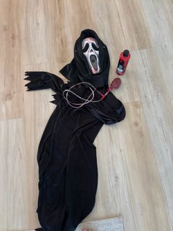 Halloween mask and dress