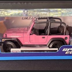 Maisto Pink Jeep Wrangler Collection 