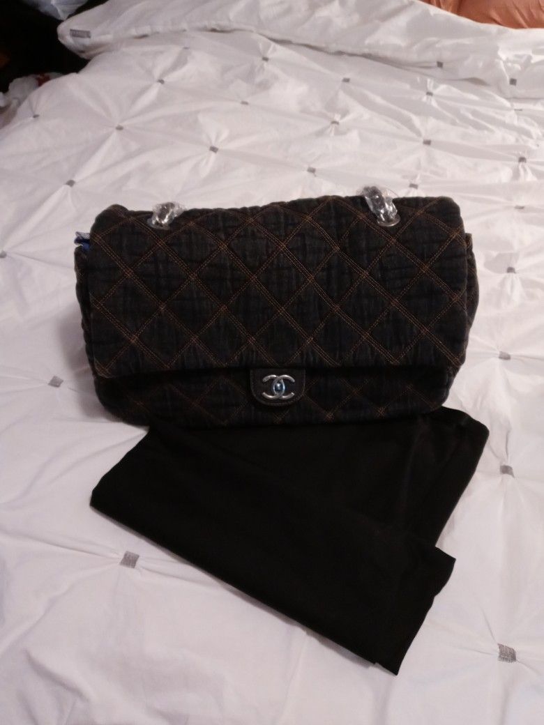 Black Jean Purse