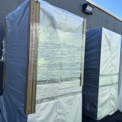 Samsung Bespoke 23 cu. ft. Counter Depth 4-Door French Door Smart Refrigerator in Morning Blue/White Glass with Beverage Center