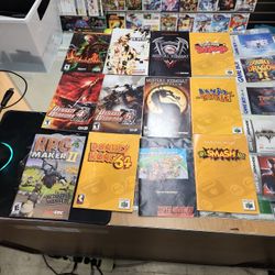 Lot Of Game Manuel All Diferent Price 