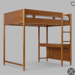Loft Bed With Desk (Full Size)