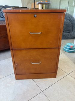 Filing cabinet - wooden