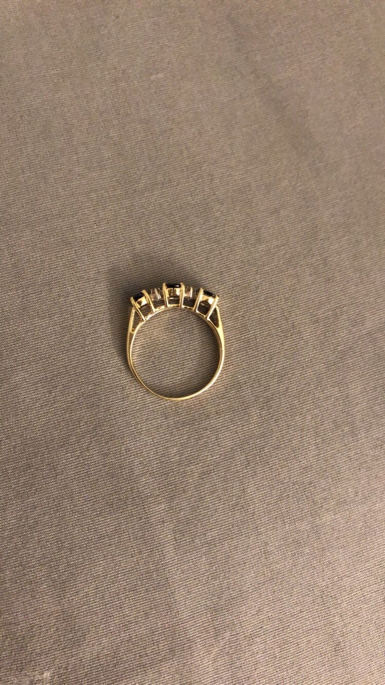 14K Yellow Gold Engagement Ring