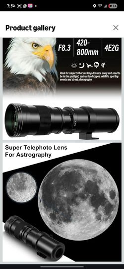 Canon Jintu 420-800mm F/8.3-16 super telephoto manual zoom lens