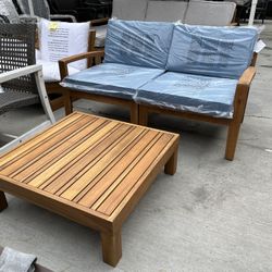 Chair And Ottoman Set