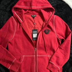 True Religion Zip Up Hoodie Size S