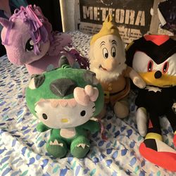 Plushies 3 Each