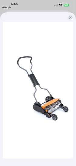 StaySharp 18 in. Cut Manual Push Non Electric Walk Behind Reel Mower