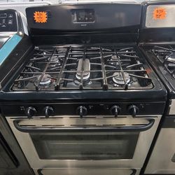 Kenmore 5 Burner 30" Wide Apartment Size Stainless Steel Gas Stove Range Estufa 