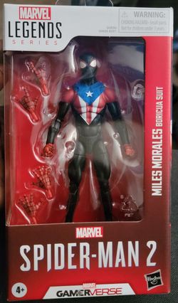 Mint SPIDER-MAN 2 Miles Morales Boricua Suit GAMERVERSE MARVEL LEGENDS SERIES