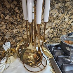 Gold Stainless Steel Utensils Set