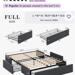 Full Plataform Base And Mattress 