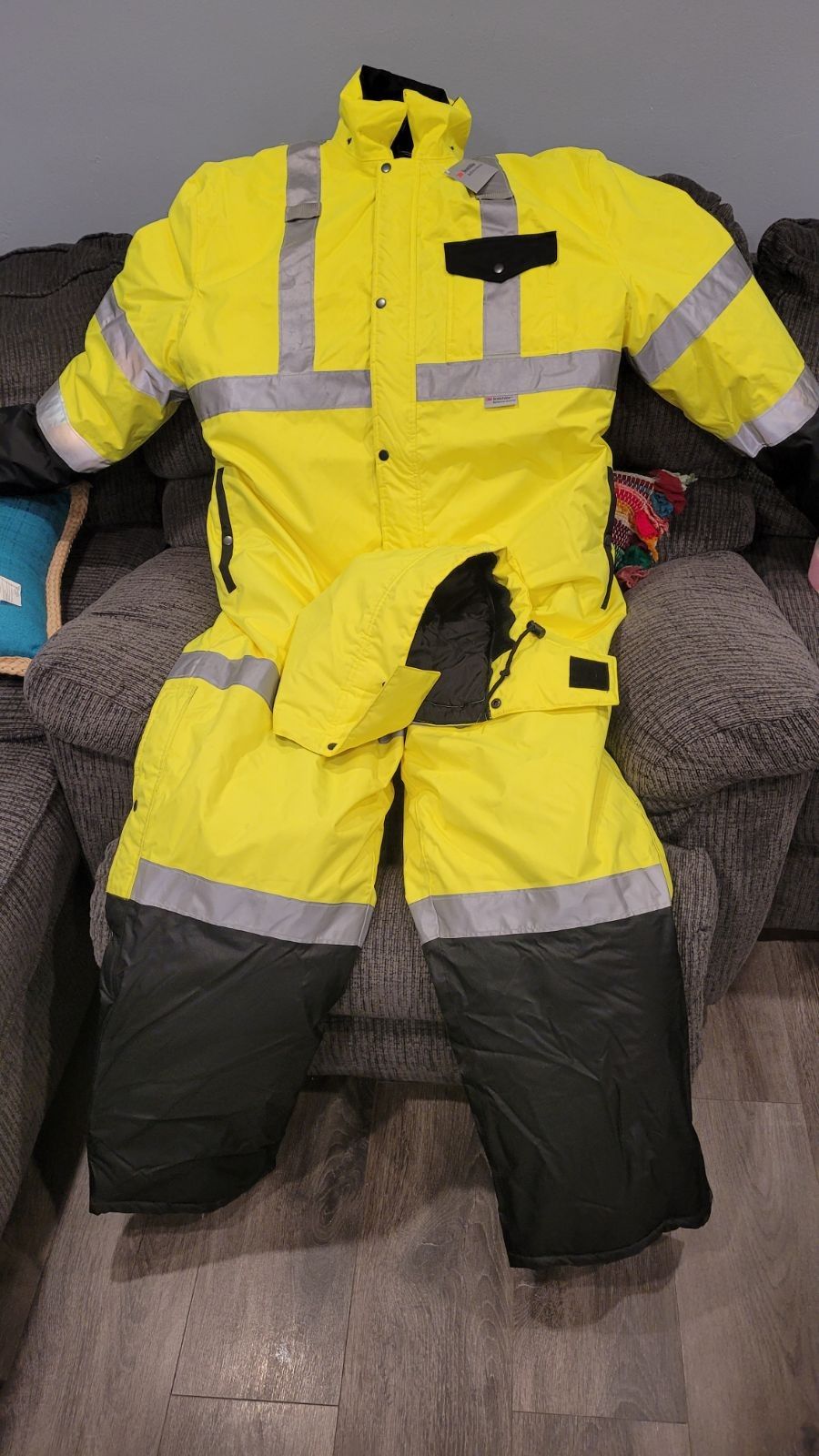ULINE Class 3 Hi-Vis Polar Coveralls