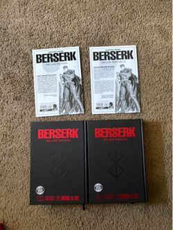Berserk Deluxe Edition Manga Volume One and Two