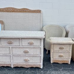 Pier 1 Jamaica Collection Rattan Bedroom Set MUST GO Individual/Together